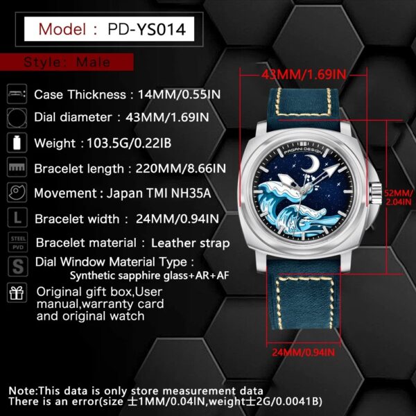 Pagani Design PD-YS014 - "Edição Hokusai" - Image 3