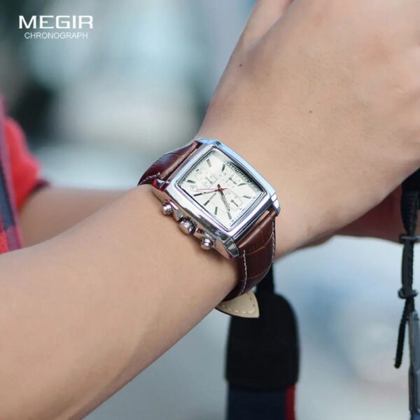 Megir Quadrado Leather ML2028 - Image 4