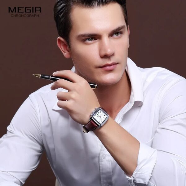 Megir Quadrado Leather ML2028 - Image 3