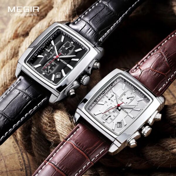 Megir Quadrado Leather ML2028 - Image 2